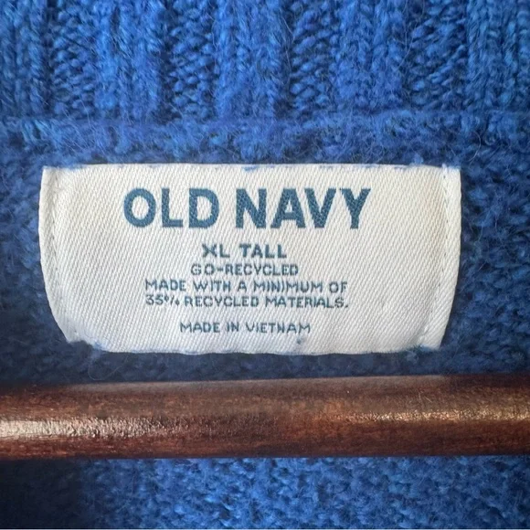 Old Navy Mock Neck Alpine Sweater in Catalyst Blue. Women’s XL TALL - Picture 3 of 11